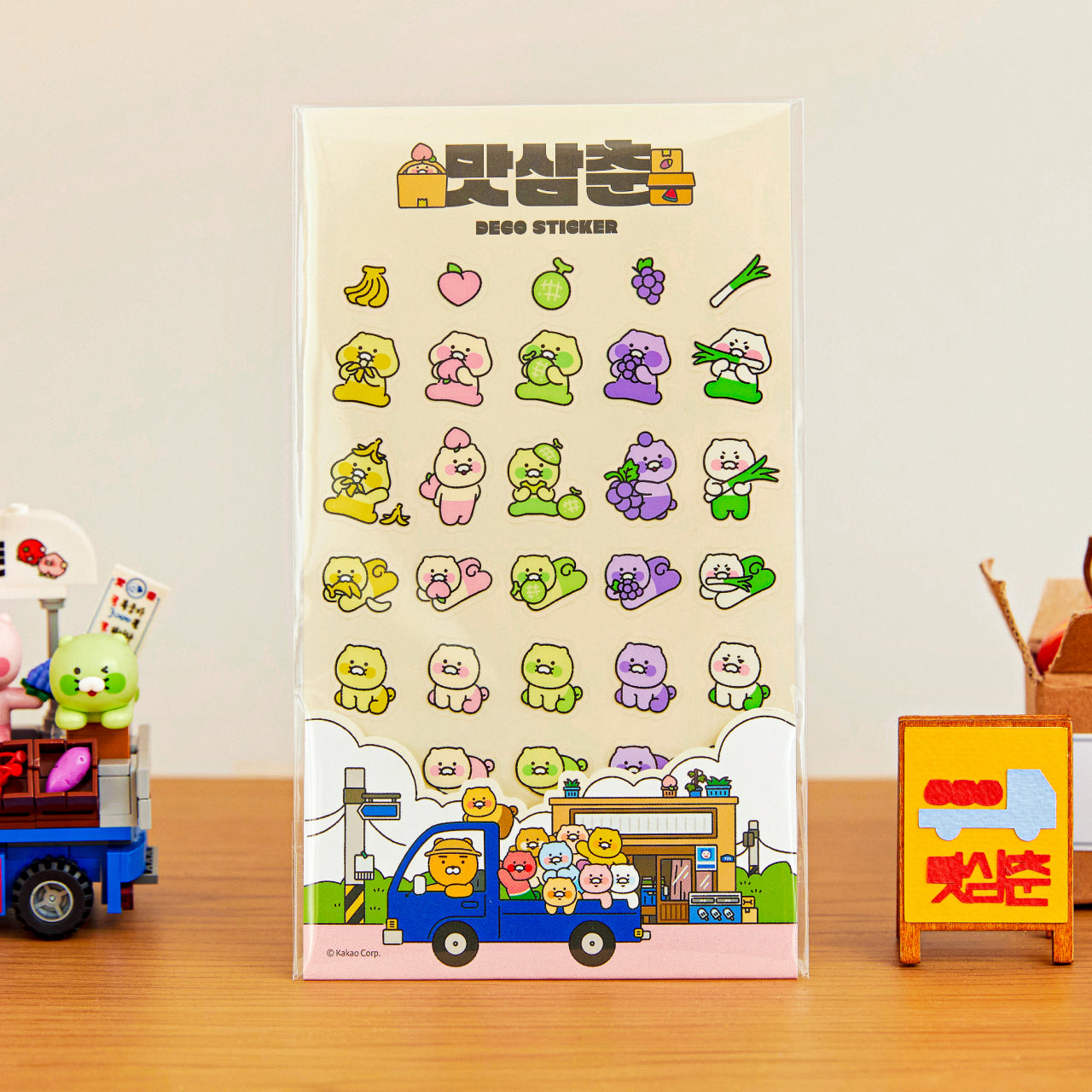 KAKAO FRIENDS - TransparentAutocollant Chunsik