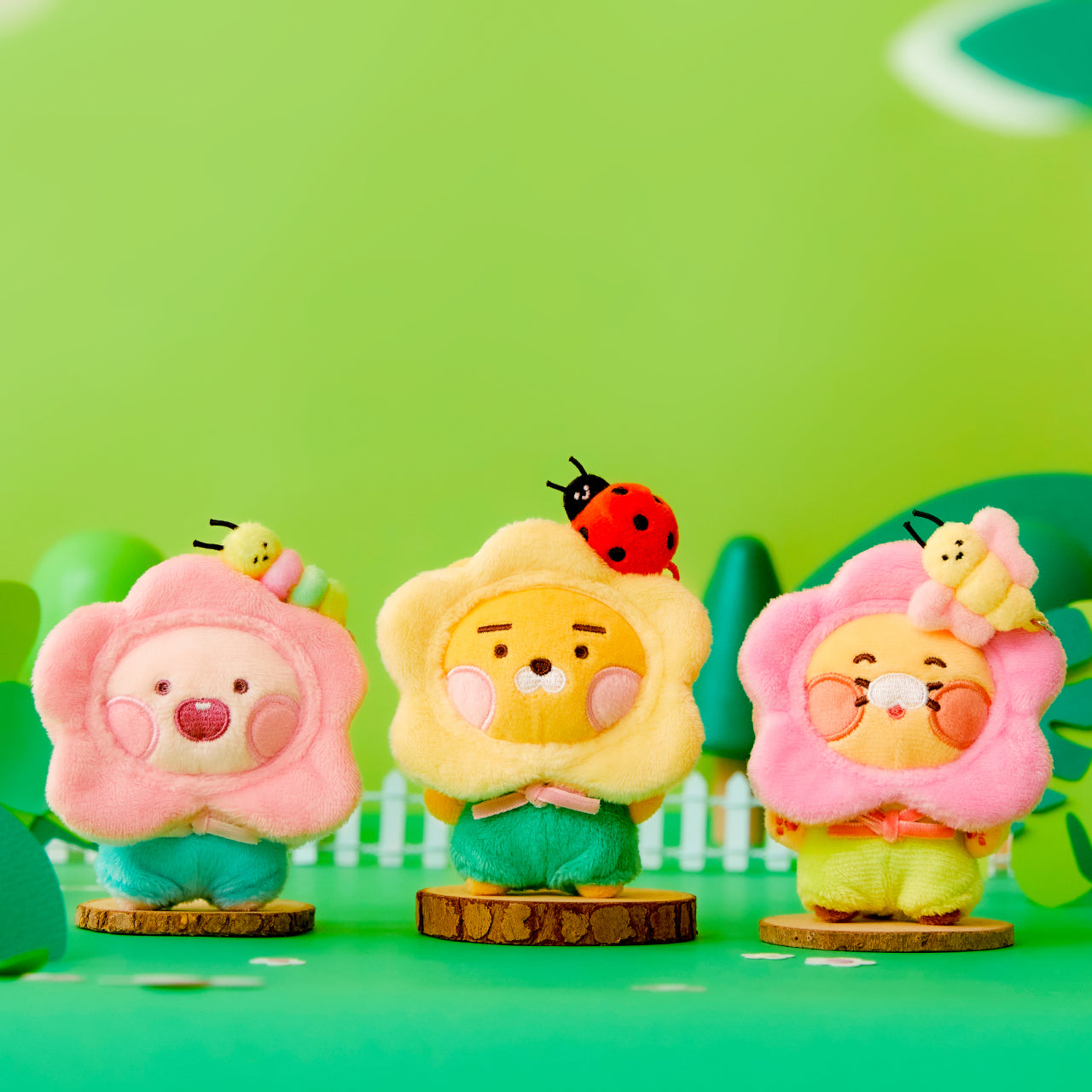 KAKAO FRIENDS - Porte-cles Peluche Little Apeach
