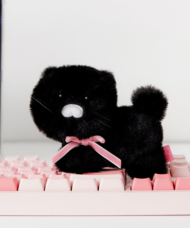 KAKAO FRIENDS - Noir MiniPorte-cles Peluche Chunsik - Detail 4