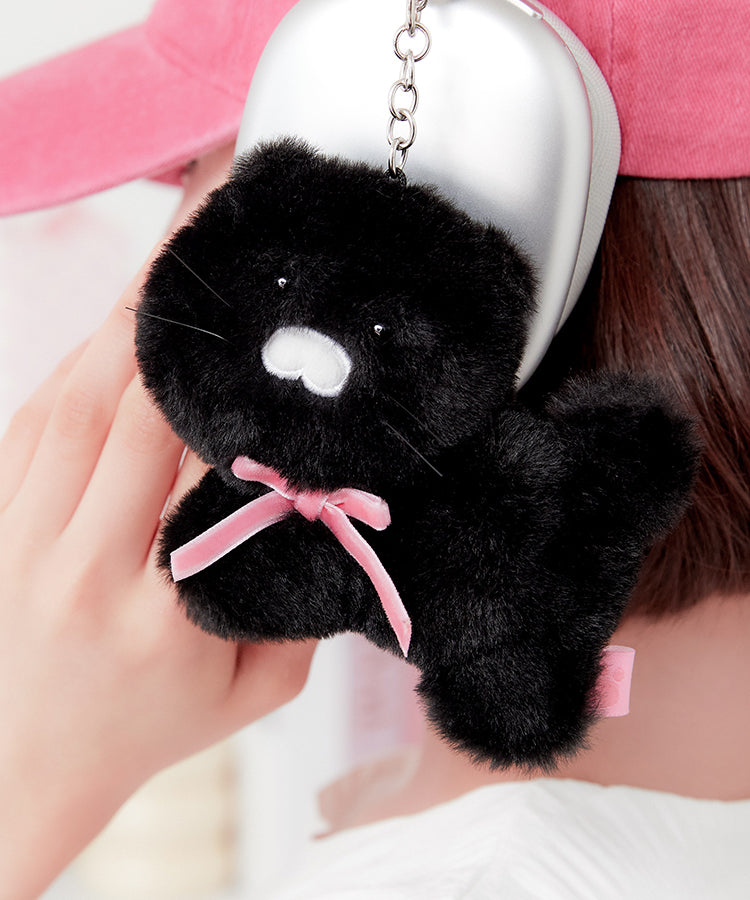 KAKAO FRIENDS - Noir MiniPorte-cles Peluche Chunsik - Detail 6