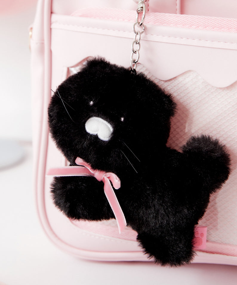 KAKAO FRIENDS - Noir MiniPorte-cles Peluche Chunsik