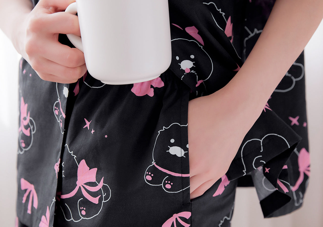 KAKAO FRIENDS - Noir Lovely Femme Pyjama Chunsik - Detail 10