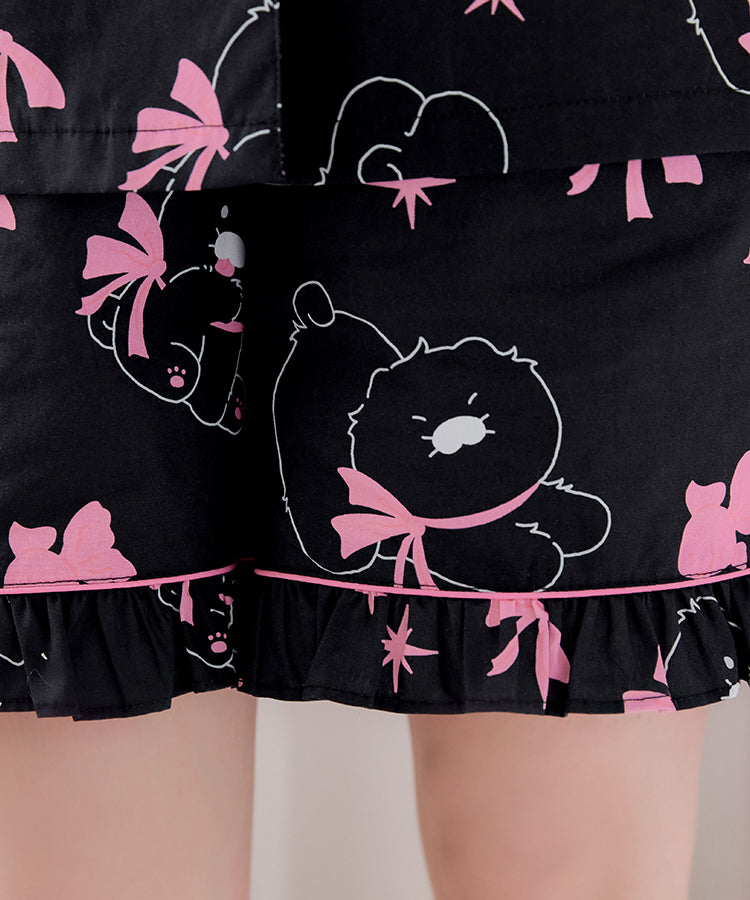 KAKAO FRIENDS - Noir Lovely Femme Pyjama Chunsik - Detail 11