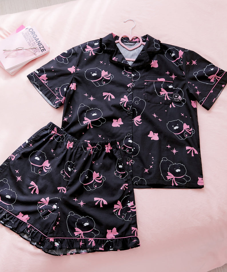KAKAO FRIENDS - Noir Lovely Femme Pyjama Chunsik - Detail 12