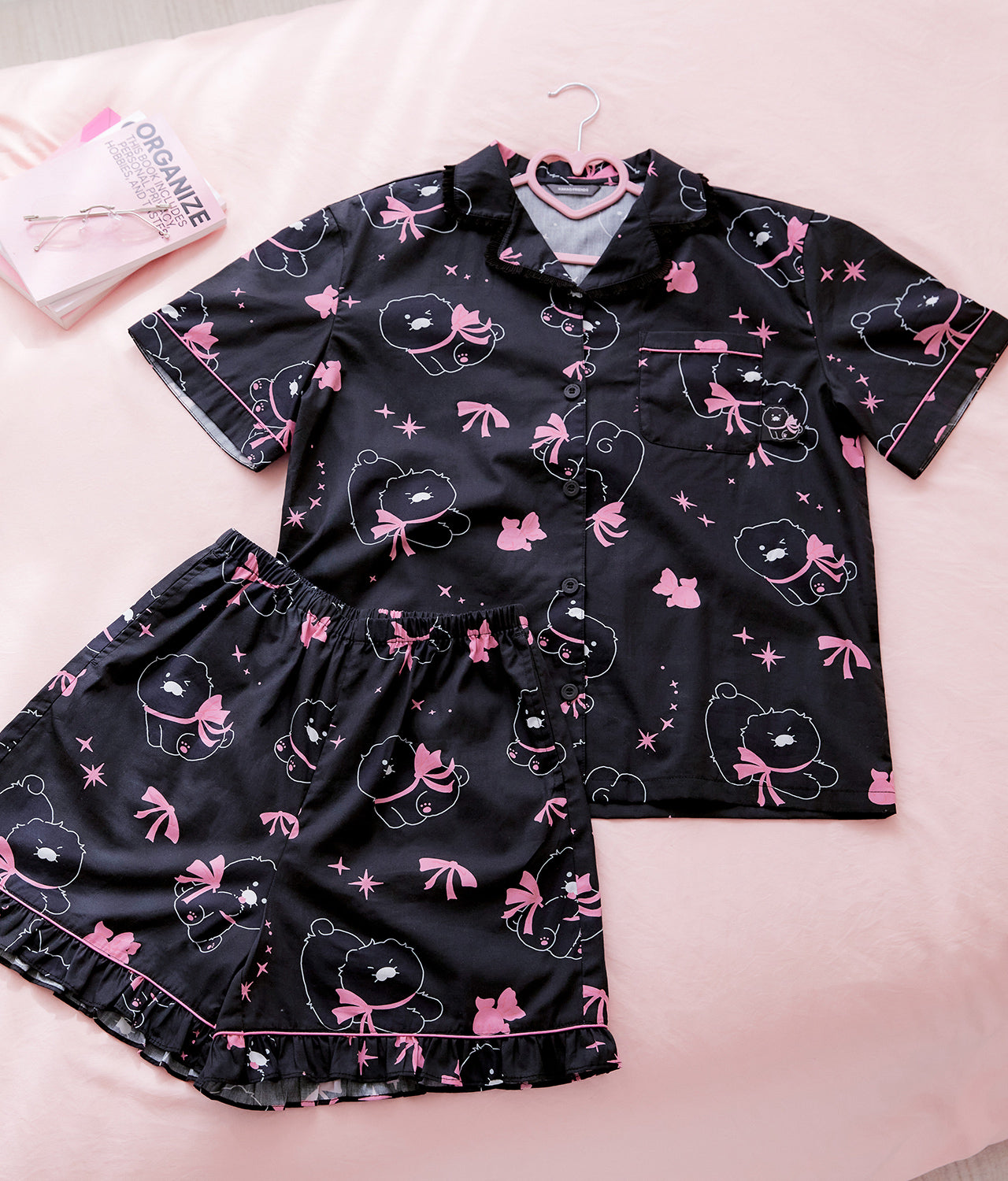 KAKAO FRIENDS - Noir Lovely Femme Pyjama Chunsik - Detail 12