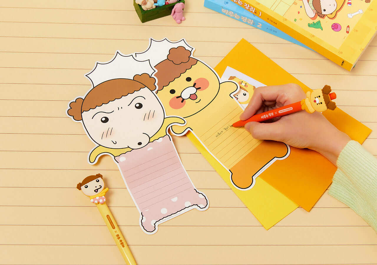 Set Set Stylos Gel Chunsik - Kakao Friends