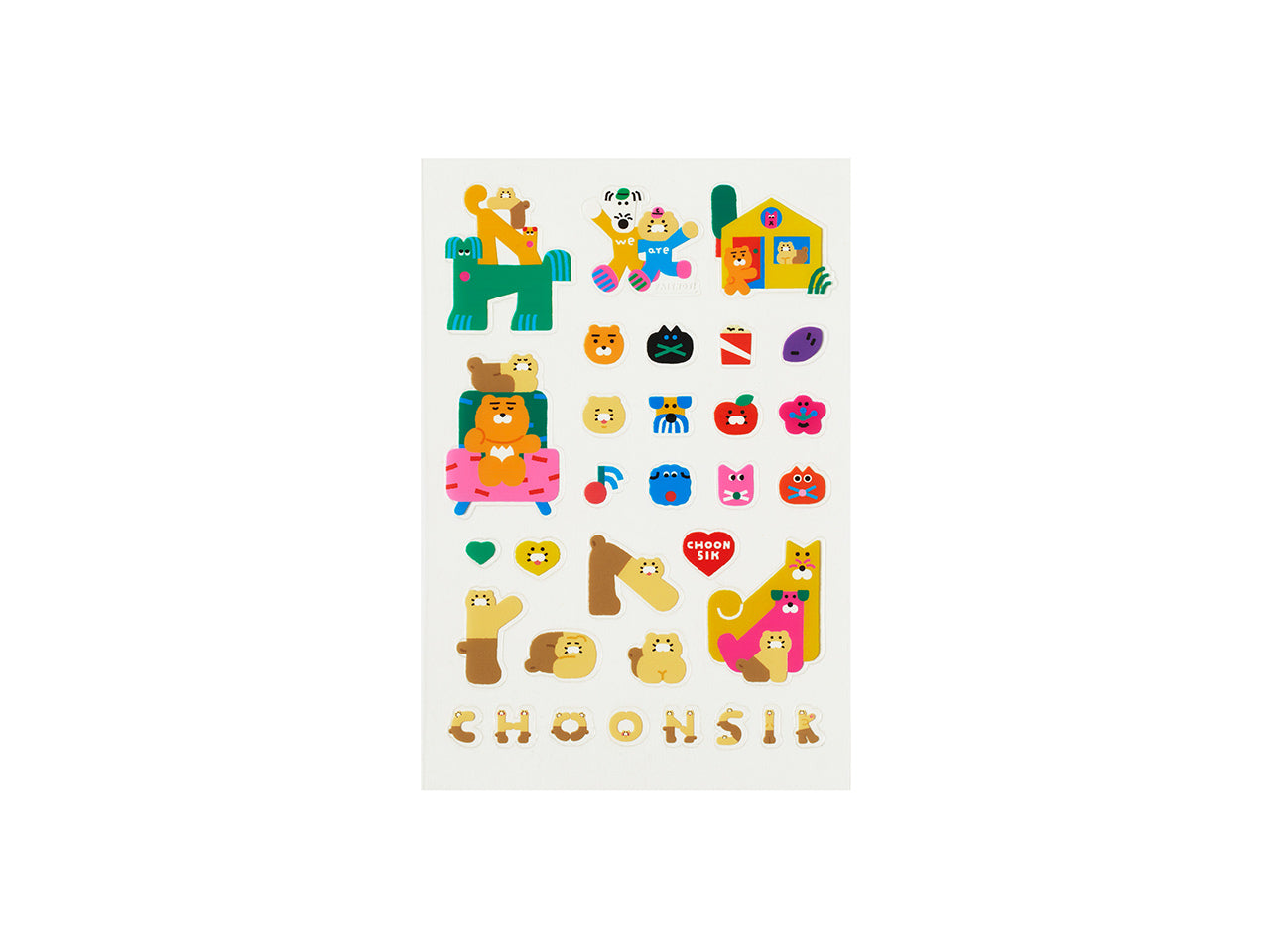 KAKAO FRIENDS - XFriends TransparentAutocollant Ryan&Chunsik - Detail 8