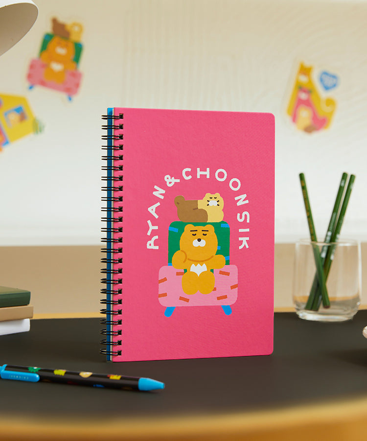 KAKAO FRIENDS - XFriends Carnet(Rose) Ryan&Chunsik - Detail 3