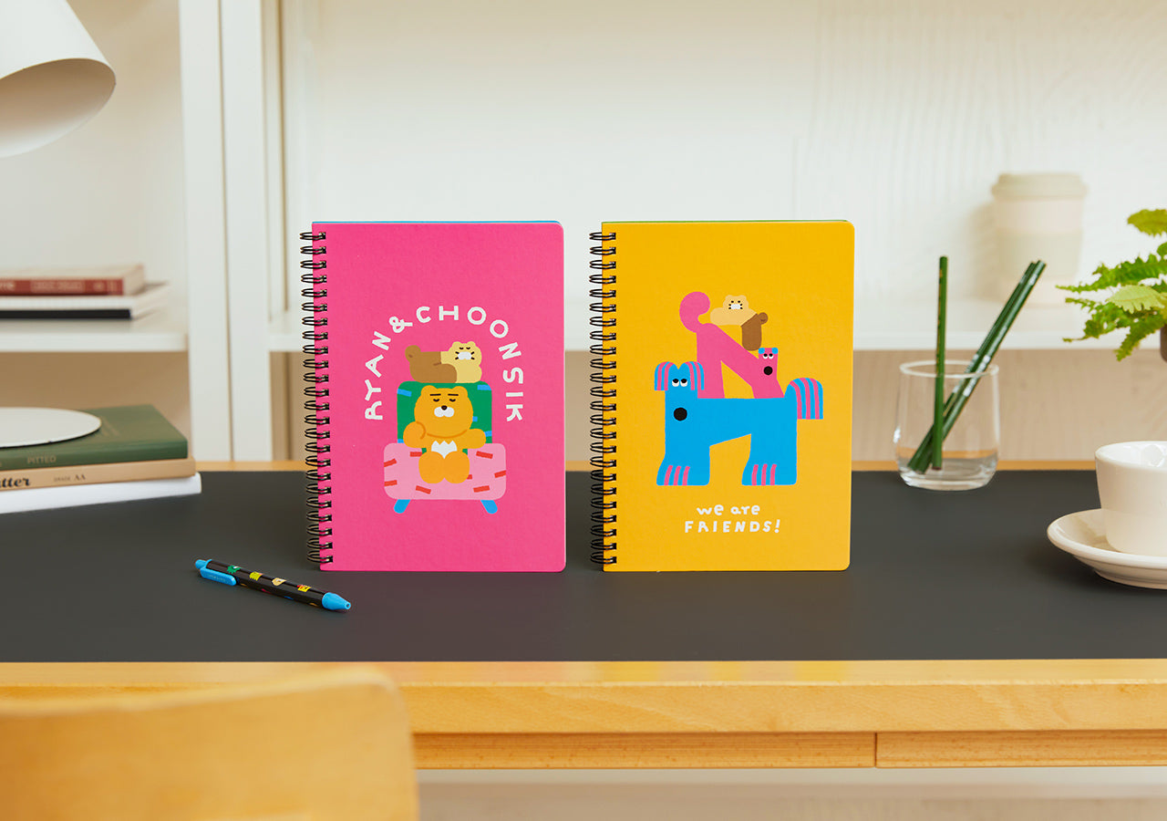 KAKAO FRIENDS - XFriends Carnet(Rose) Ryan&Chunsik - Detail 4