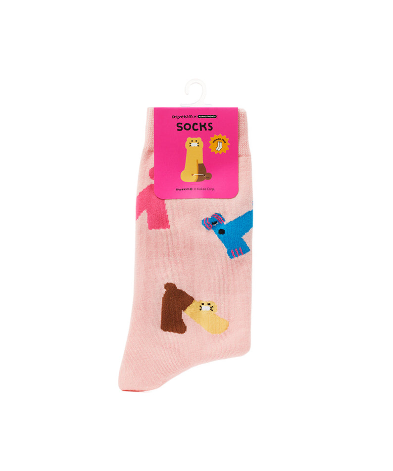 KAKAO FRIENDS - XFriends Chaussettes(Rose) Chunsik - Detail 11