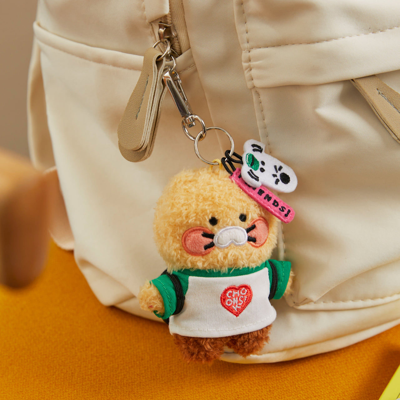 KAKAO FRIENDS - XFriends Porte-cles Peluche Chunsik