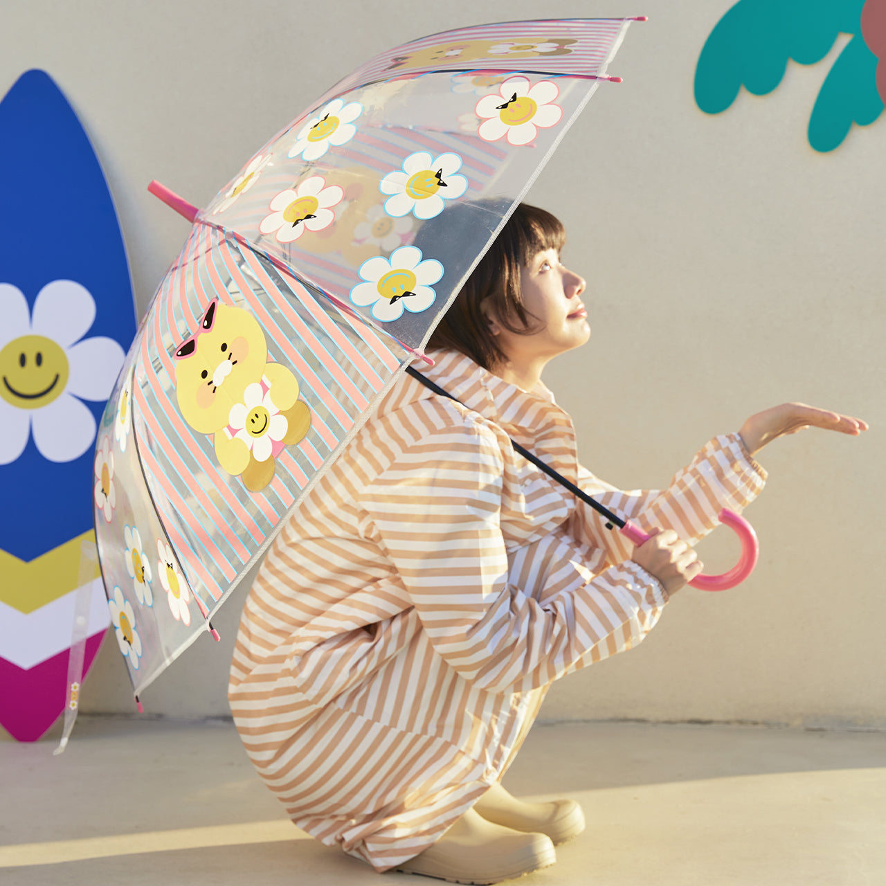 KAKAO FRIENDS - XFriends TransparentParapluie Chunsik