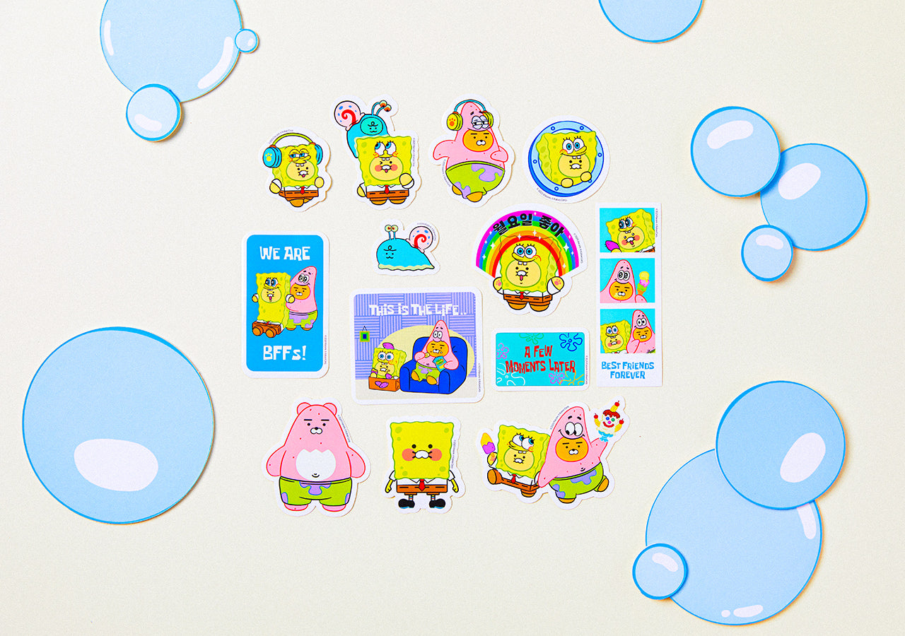 KAKAO FRIENDS - SpongeBobXFriends Autocollant Friends - Detail 4