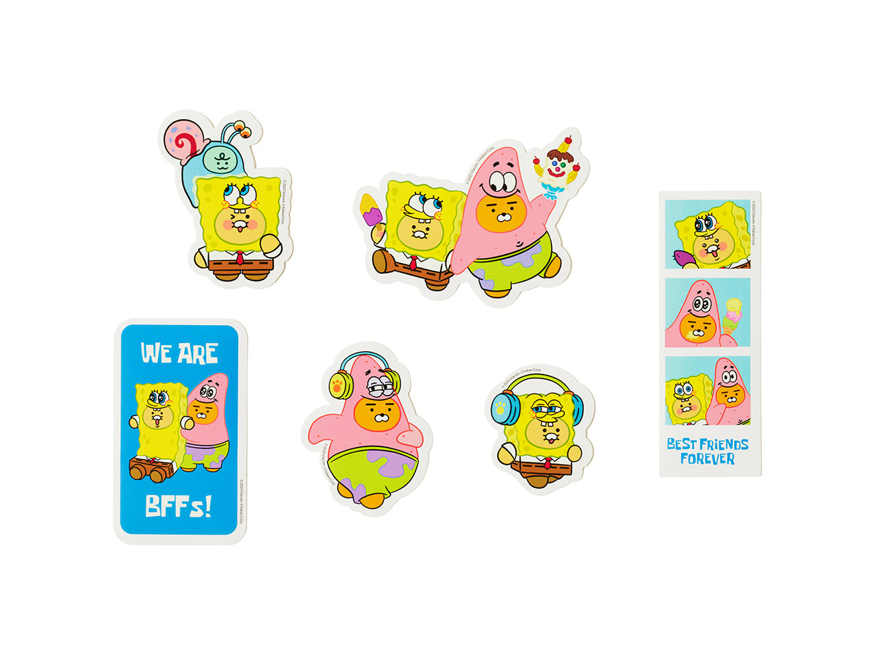 KAKAO FRIENDS - SpongeBobXFriends Autocollant Friends - Detail 6