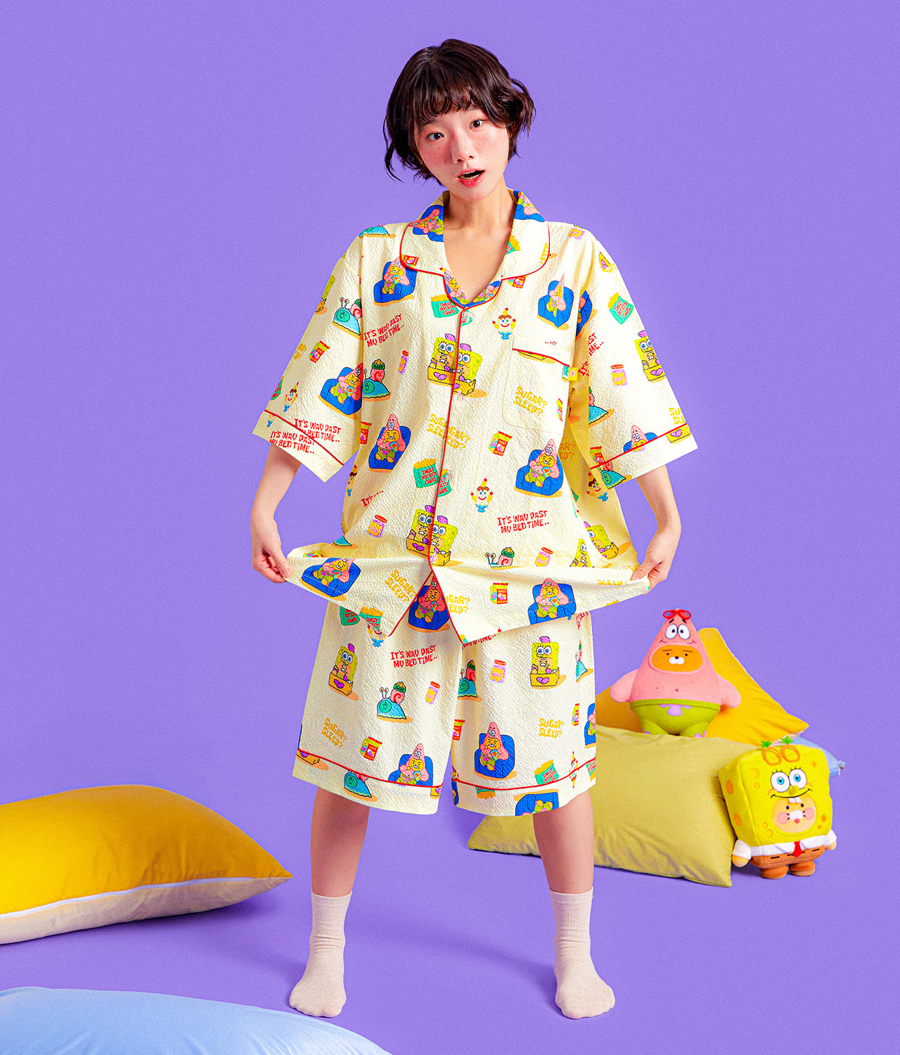 KAKAO FRIENDS - SpongeBobXFriends Pyjama Homme Friends - Detail 8