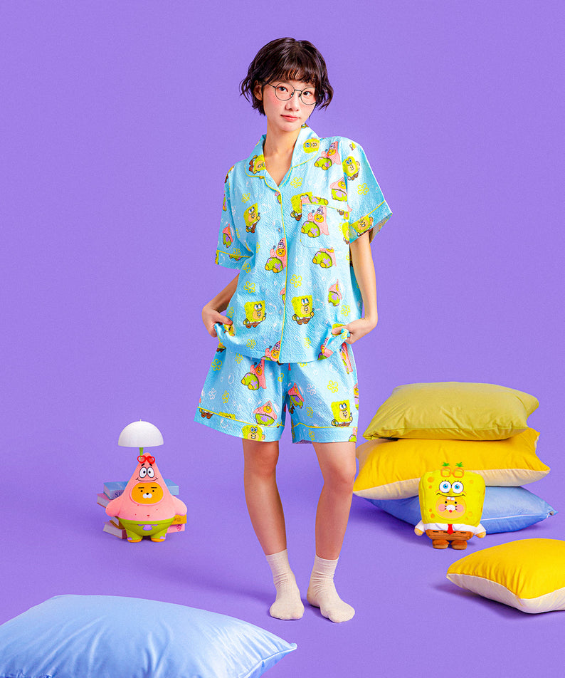 KAKAO FRIENDS - SpongeBobXFriends Pyjama Femme Ryan&Chunsik - Detail 8