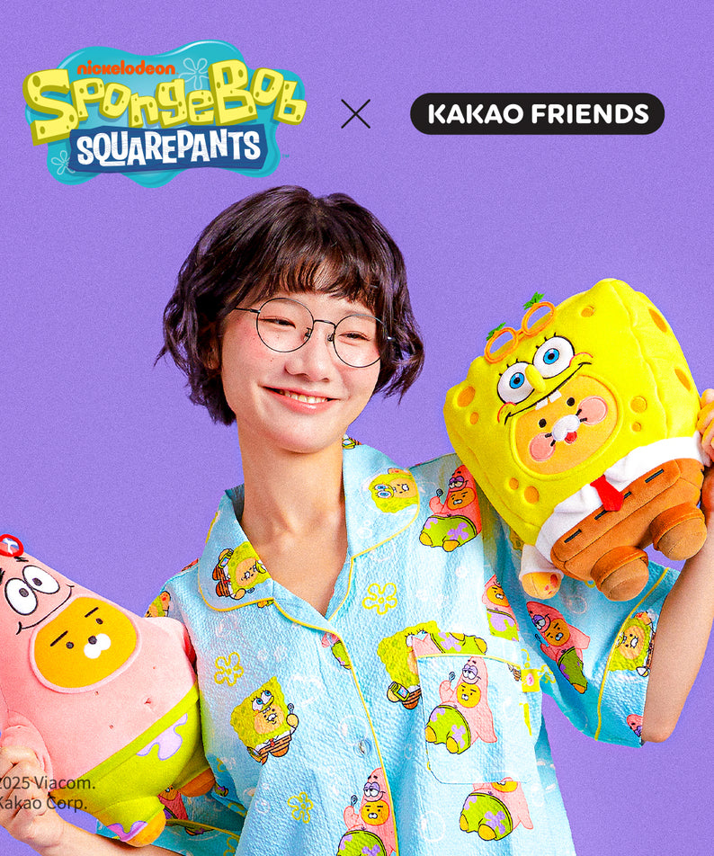 KAKAO FRIENDS - SpongeBobXFriends Pyjama Femme Ryan&Chunsik