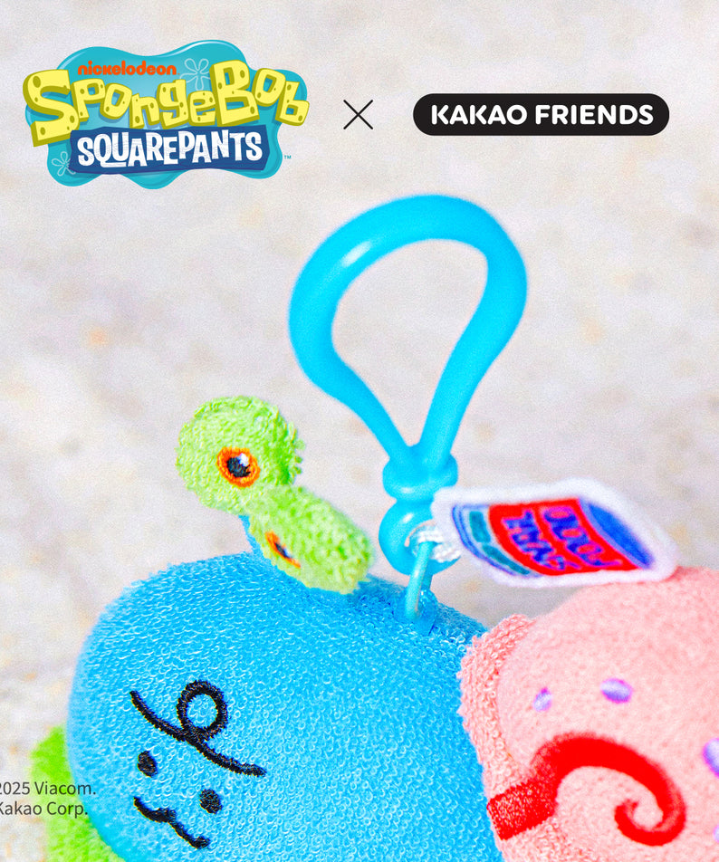 KAKAO FRIENDS - SpongeBobXFriends Porte-cles Peluche Jordy