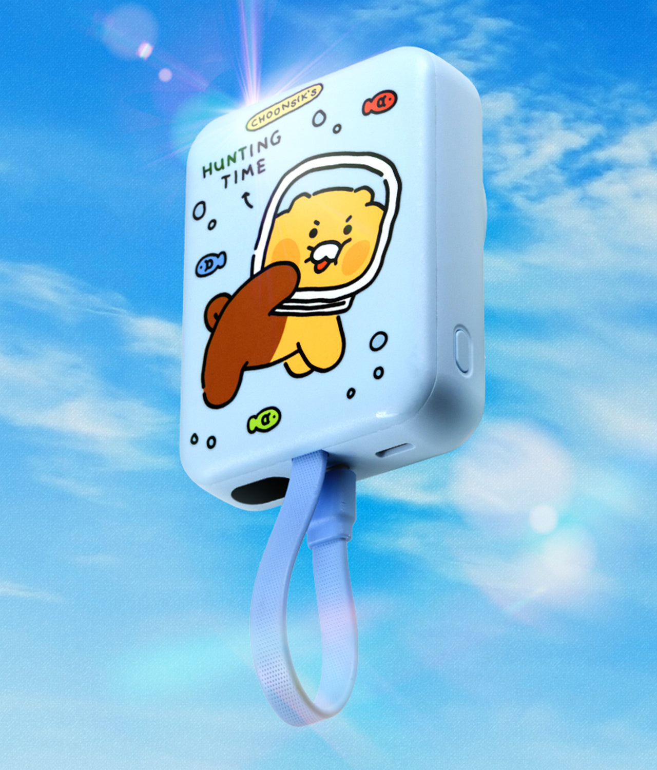 KAKAO FRIENDS - Batterie Externe 1 Chunsik Bleu - Detail 6