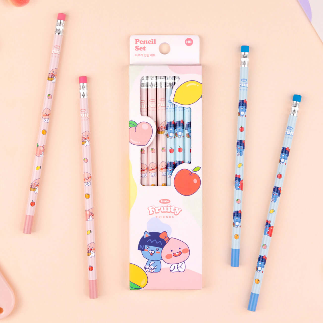 Set Set Crayons Petite Apeach - Kakao Friends
