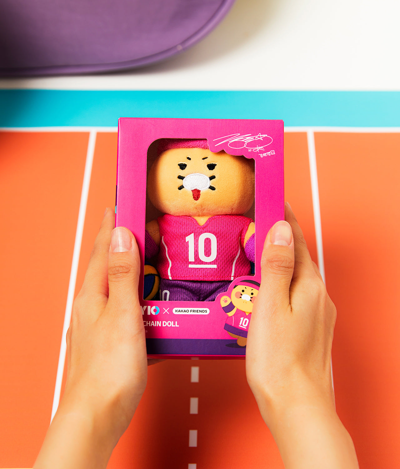 KAKAO FRIENDS - XFriends Porte-cles Peluche Chunsik - Detail 10