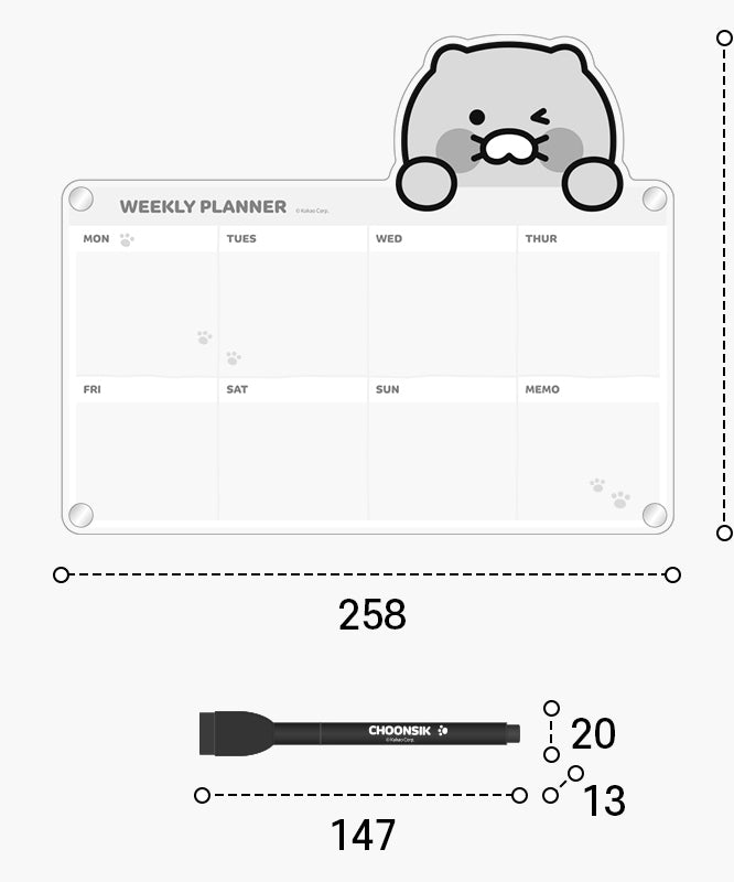 KAKAO FRIENDS - Aimant Set - Detail 15