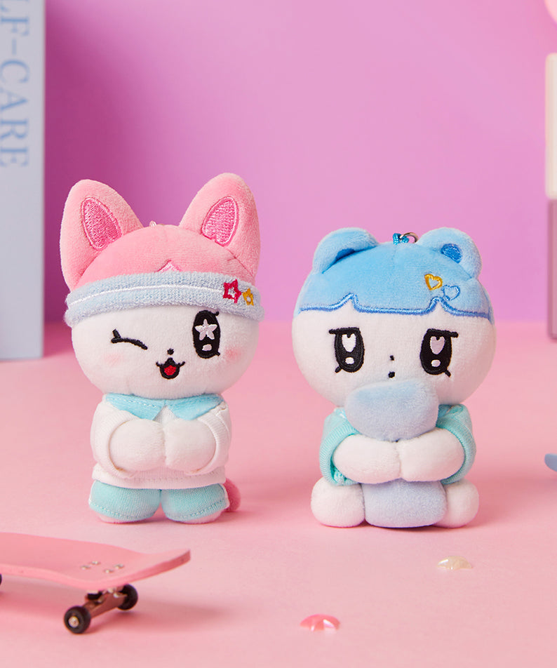 KAKAO FRIENDS - MiniPorte-cles Peluche Pyjama