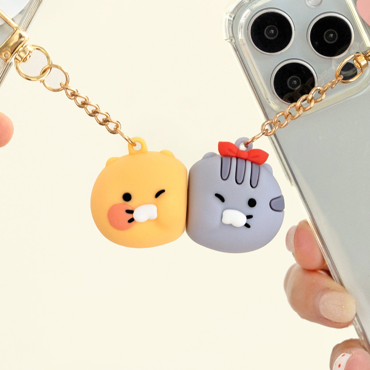 KAKAO FRIENDS - Chunsik Figurine Aimant Porte-cles Set