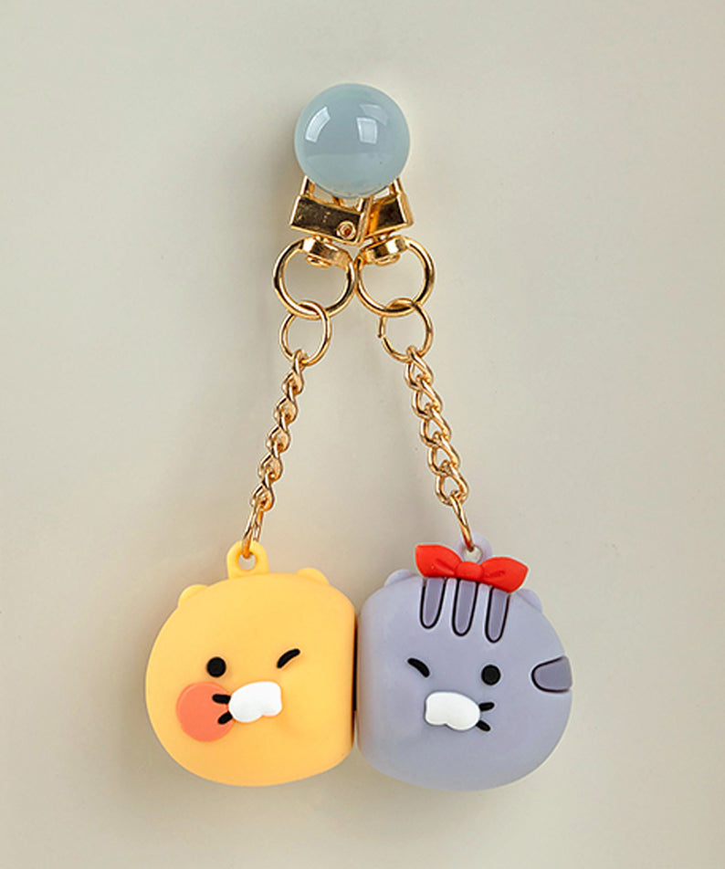 KAKAO FRIENDS - Chunsik Figurine Aimant Porte-cles Set