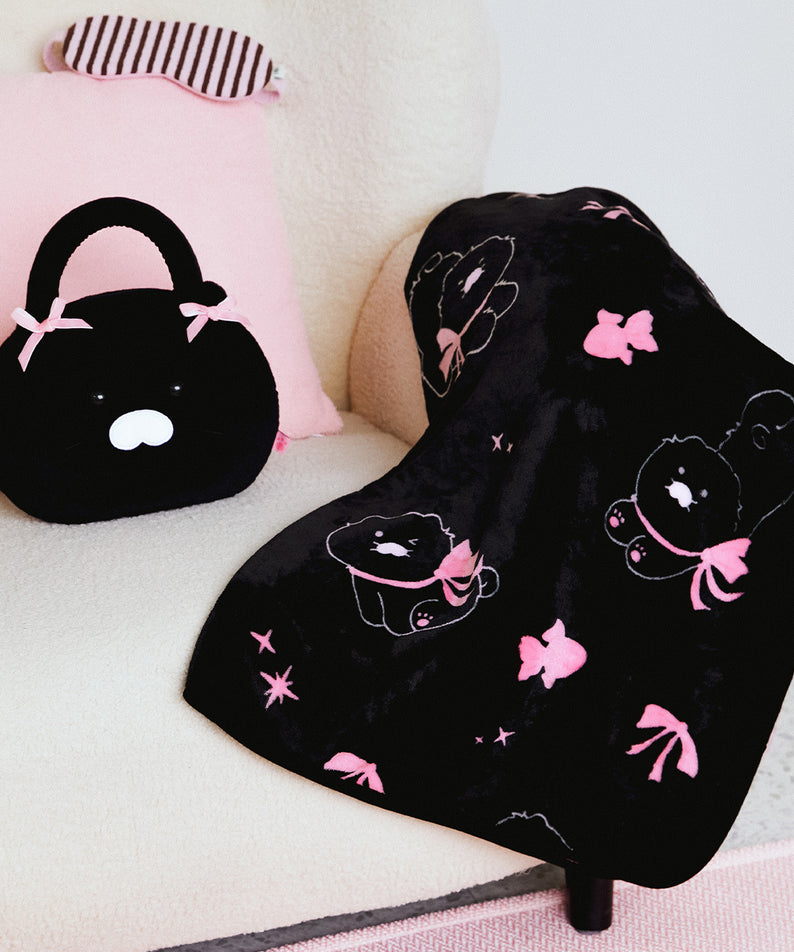 KAKAO FRIENDS - Noir Pochette Couverture Chunsik