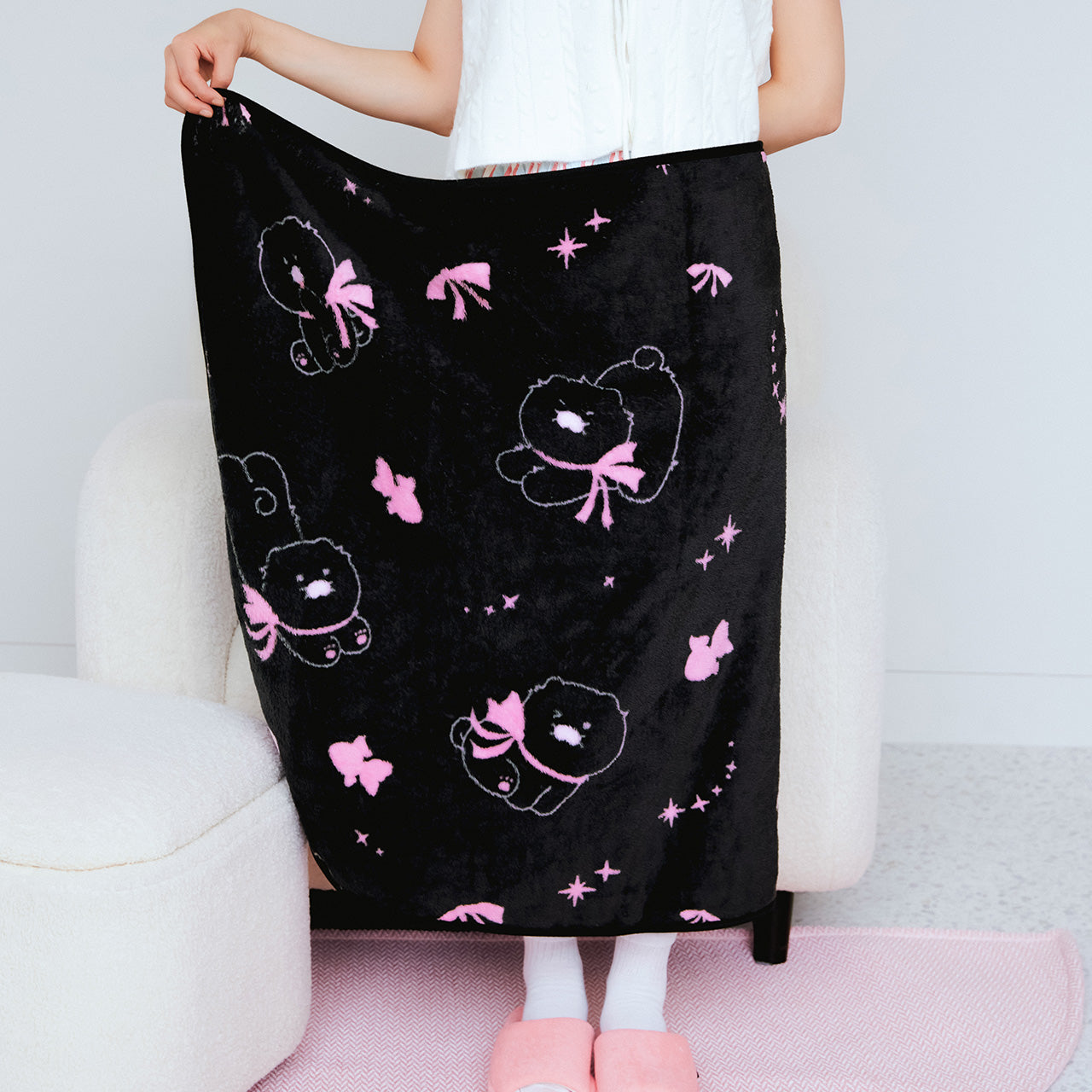 KAKAO FRIENDS - Noir Pochette Couverture Chunsik
