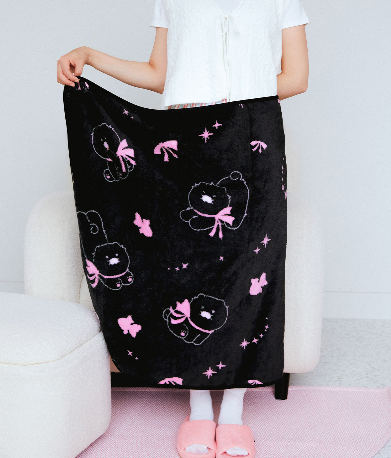 KAKAO FRIENDS - Noir Pochette Couverture Chunsik - Detail 7