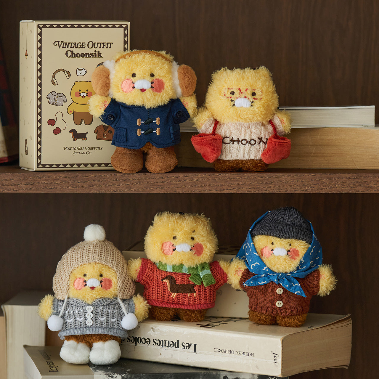 KAKAO FRIENDS - Porte-cles Peluche (5 1) Chunsik