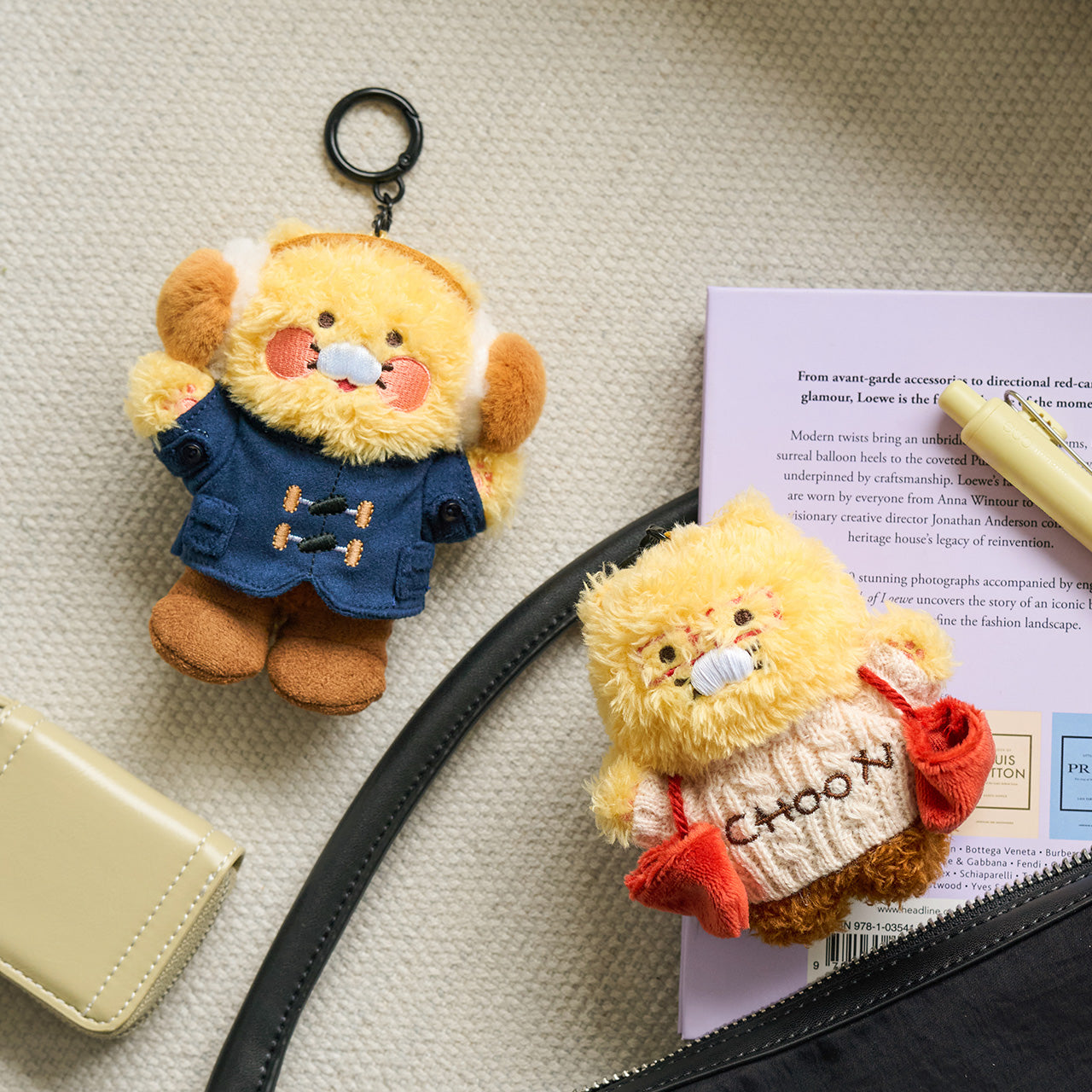 KAKAO FRIENDS - Porte-cles Peluche (5 1) Chunsik