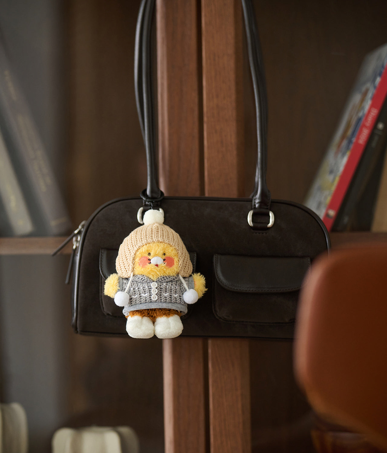 KAKAO FRIENDS - [Set Complet] Porte-cles Peluche 5 Chunsik - Detail 3