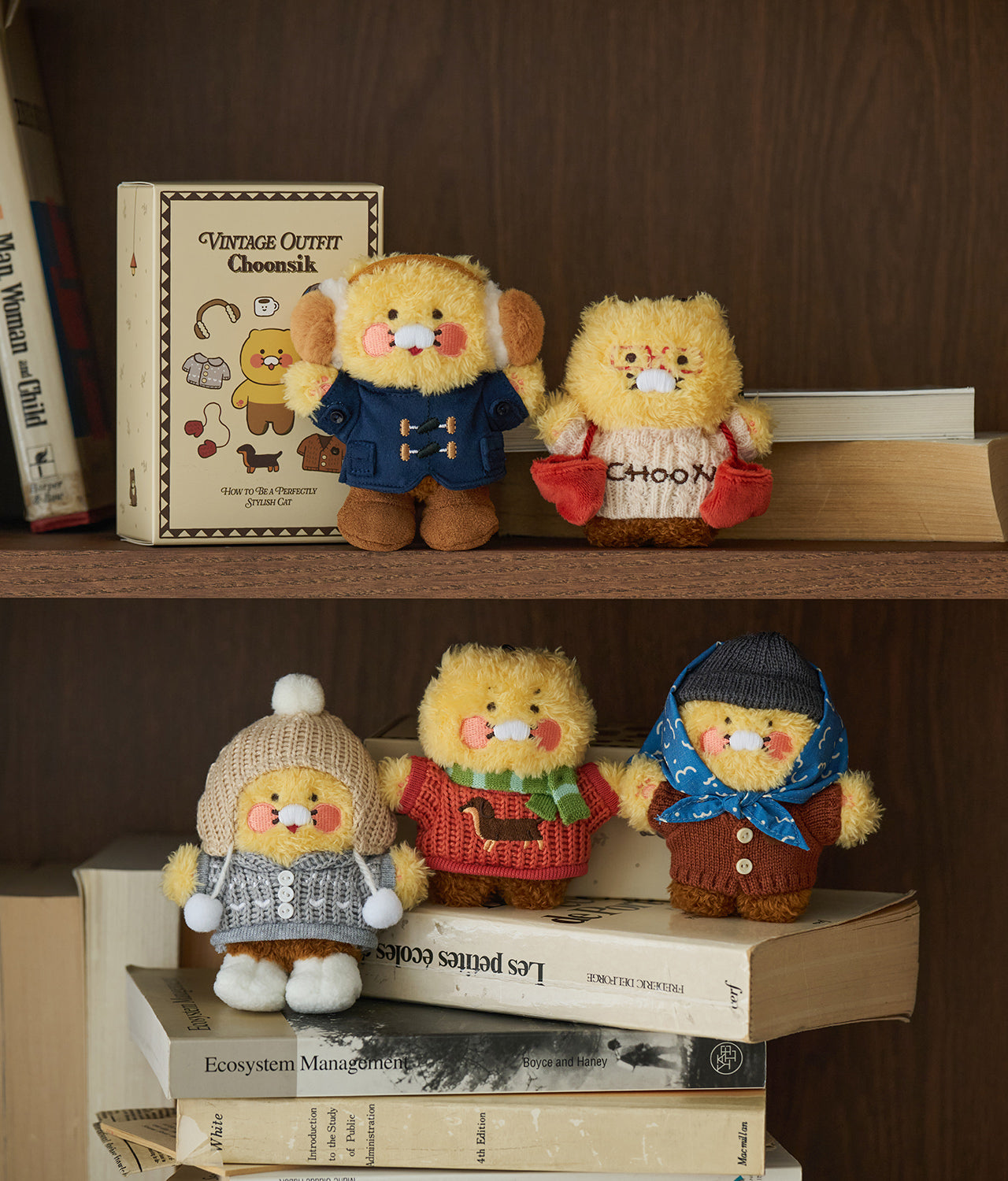 KAKAO FRIENDS - [Set Complet] Porte-cles Peluche 5 Chunsik - Detail 8