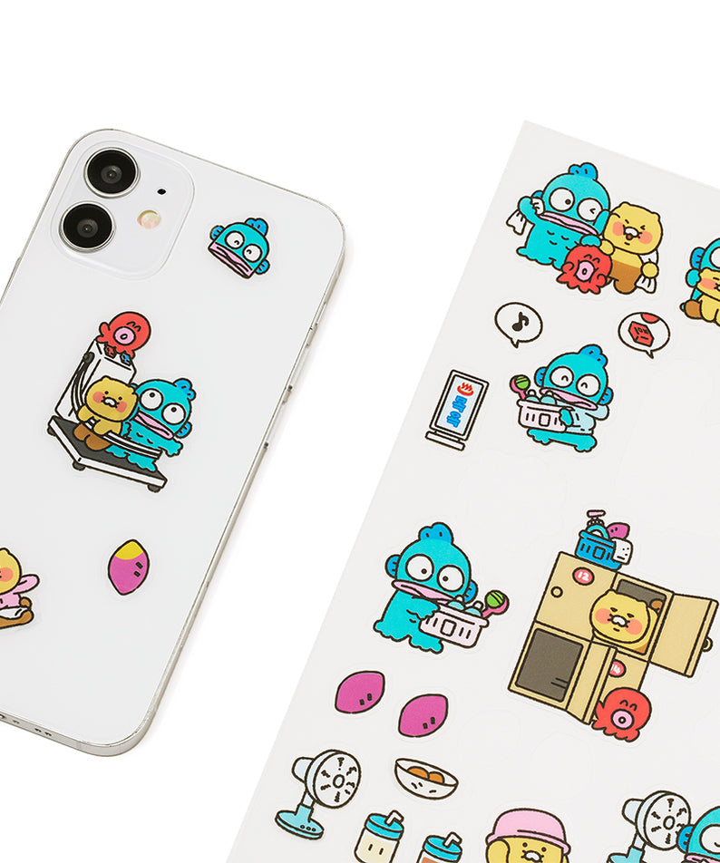 KAKAO FRIENDS - X Friends Transparent Autocollant Rouge Chunsik - Detail 8