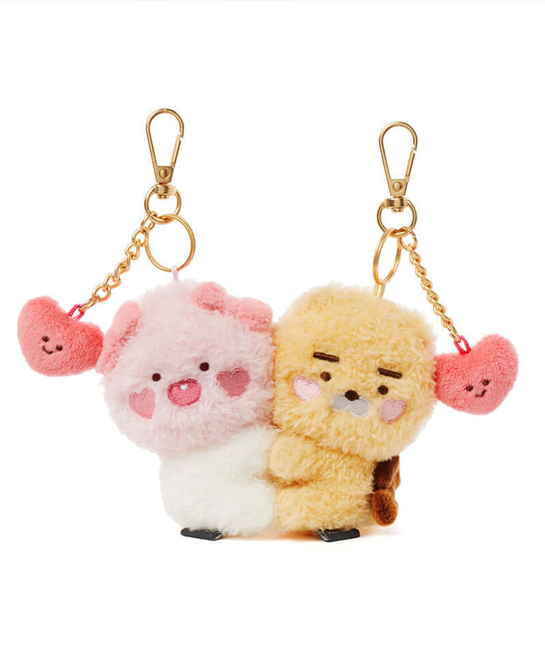 Set Peluche Porte-cles Petit Ryan - Kakao Friends