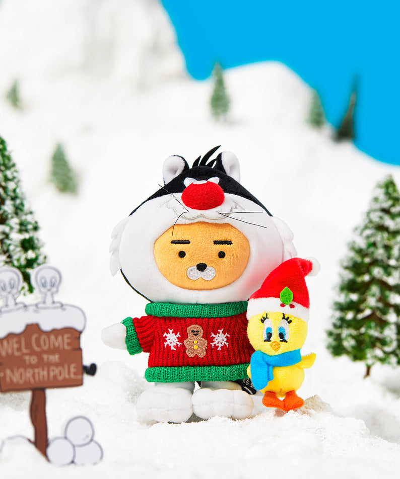 KAKAO FRIENDS - X Friends Porte-cles Peluche Ryan - Detail 5