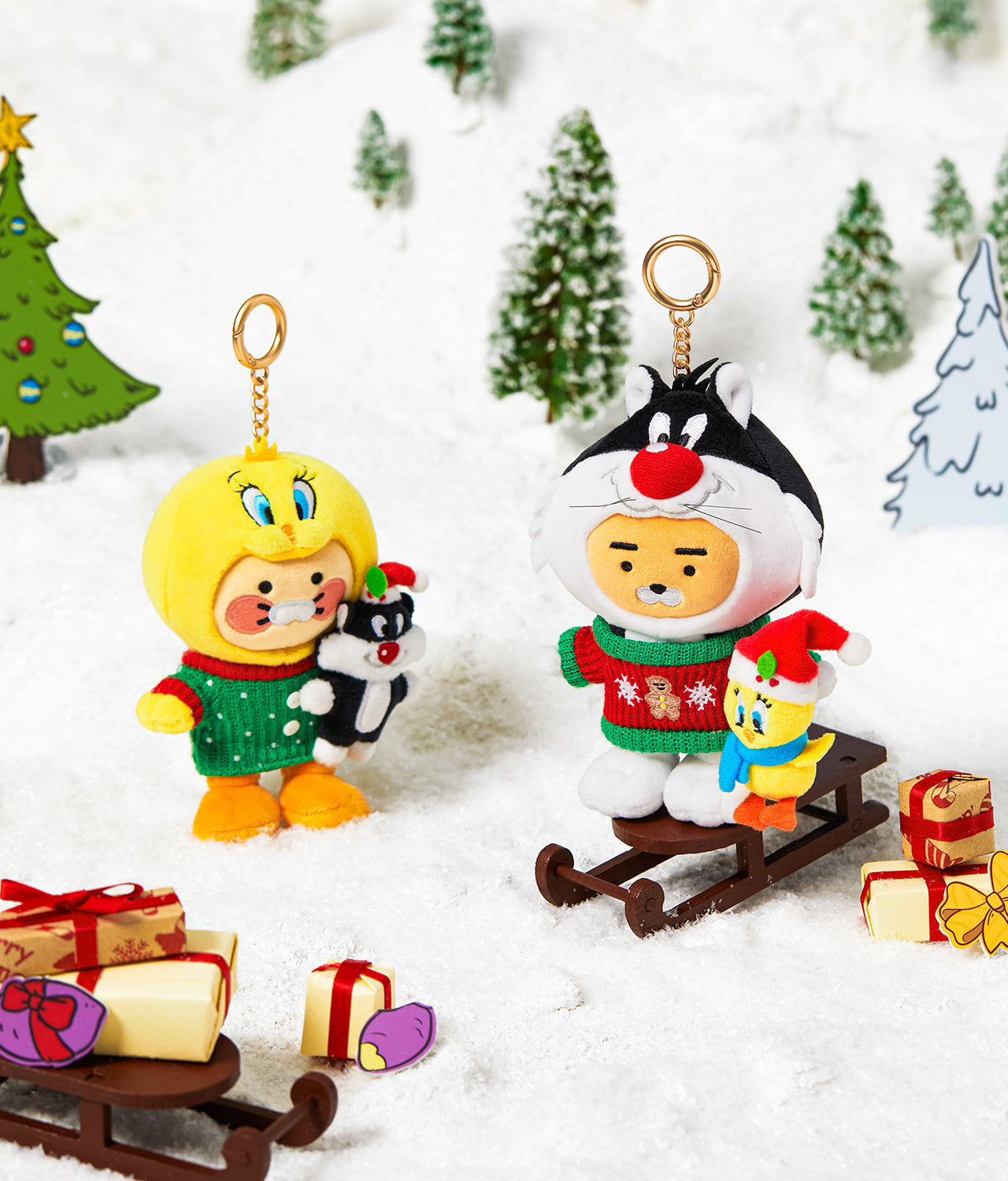 KAKAO FRIENDS - X Friends Porte-cles Peluche Baby Chunsik - Detail 6