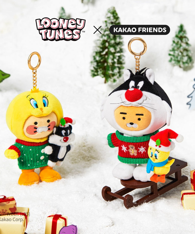 KAKAO FRIENDS - X Friends Porte-cles Peluche Ryan