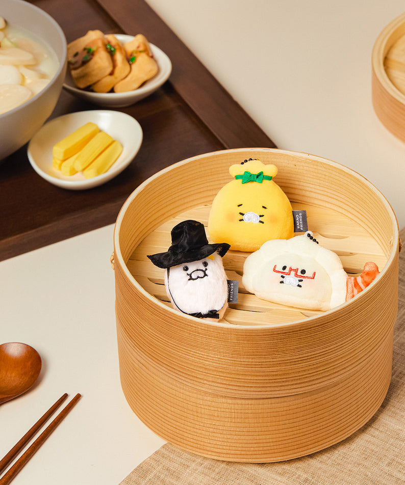 KAKAO FRIENDS - Porte-cles Peluche 3P Set Chunsik - Detail 5