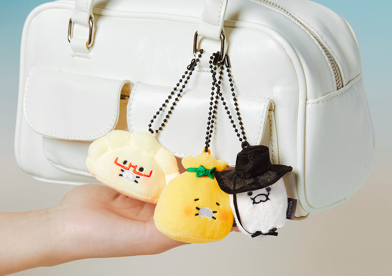 KAKAO FRIENDS - Porte-cles Peluche 3P Set Chunsik - Detail 7