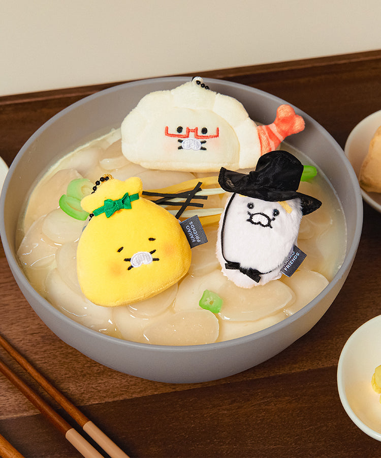 KAKAO FRIENDS - Porte-cles Peluche 3P Set Chunsik - Detail 9