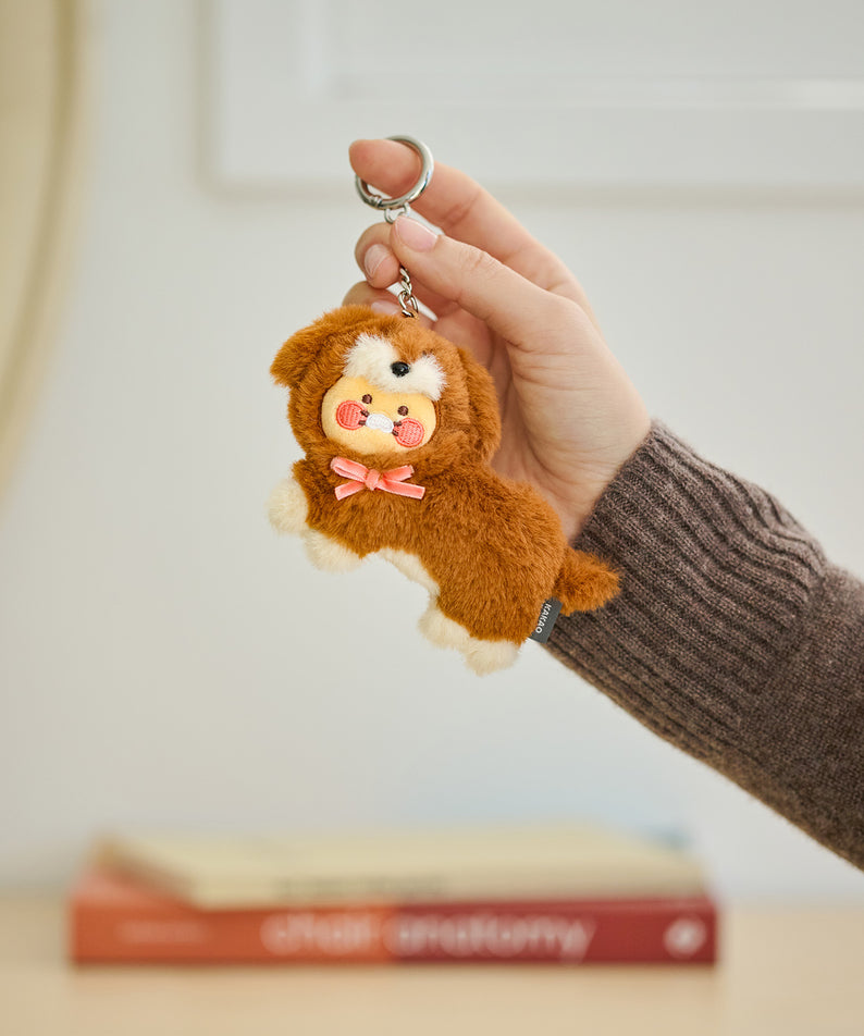 KAKAO FRIENDS - Marron Porte-cles Peluche Chunsik - Detail 7