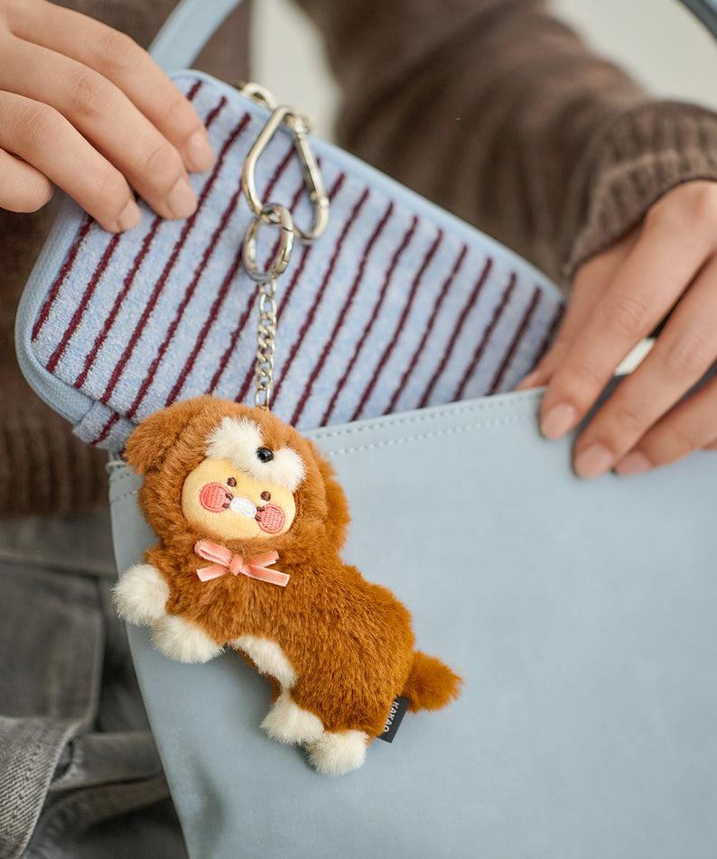 KAKAO FRIENDS - Marron Porte-cles Peluche Chunsik - Detail 9