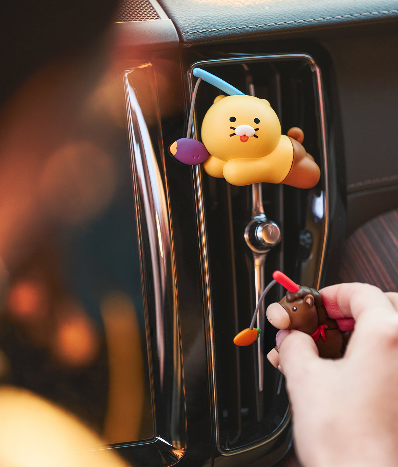KAKAO FRIENDS - Voiture Desodorisant&Figurine Set Chunsik - Detail 6