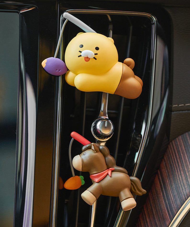 KAKAO FRIENDS - Voiture Desodorisant&Figurine Set Chunsik