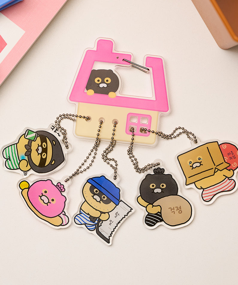 KAKAO FRIENDS - Acrylique Porte-cles Chunsik