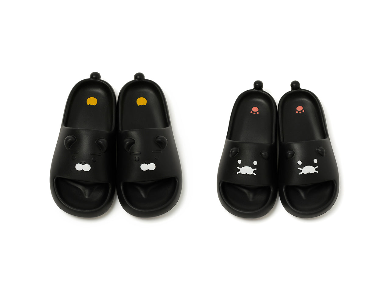 KAKAO FRIENDS - Noir Pantoufles Homme Ryan - Detail 14